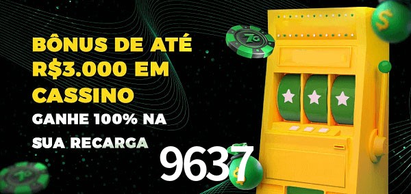 9637 melhor bônus de depósito